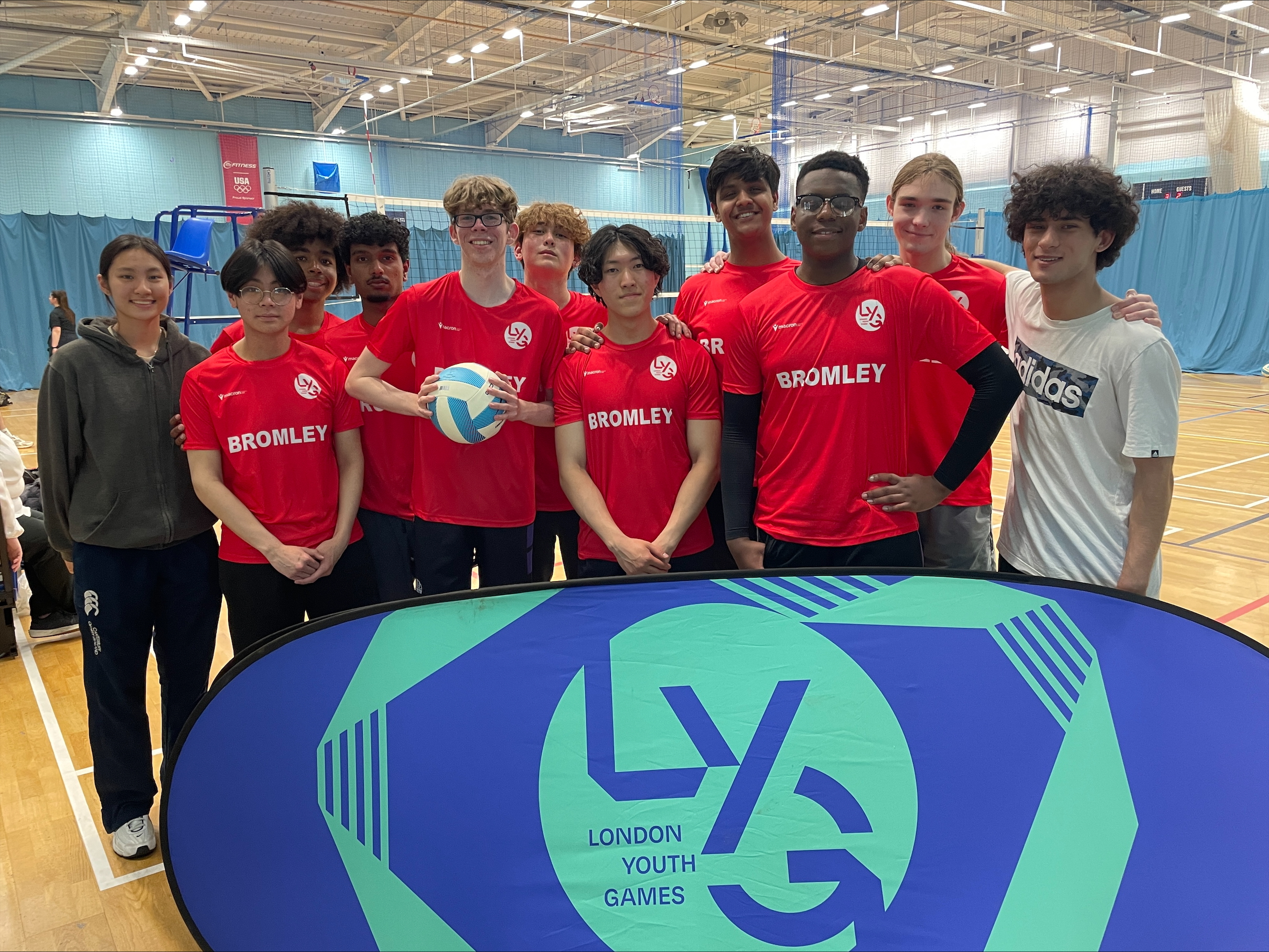 London Youth Games Boys Volleyball team