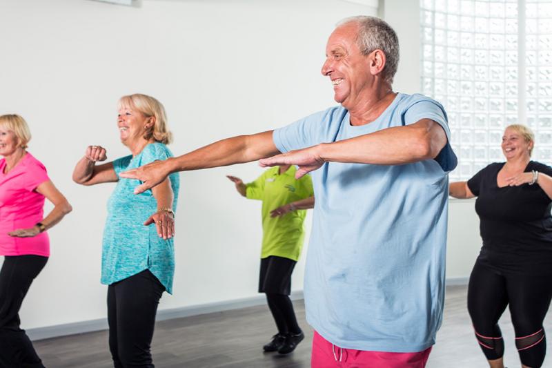 Primetime session with people exercising